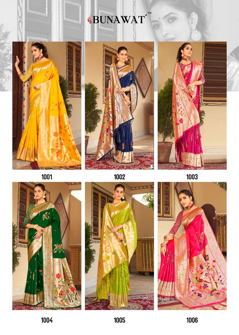 Pushpa By Bunawat Party Wear Sarees Catalog
